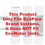 EcoPure Reverse Osmosis Filter and Membrane Set