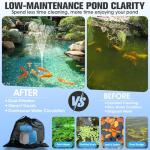 RGB Pond Fountain Pump Kit with Colorful Lights