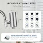 ZuanXin Stainless Steel Sink Faucet Water Filter
