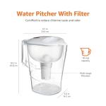 Amazon Basics 10-Cup Water Pitcher with Filter