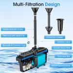 Pond Filter Pump Fountain Kit - 660GPH