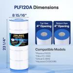 POOLPURE Hayward Star-Clear Plus C1200 Filter