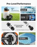 12" Sand Filter Pump for Above Ground Pools
