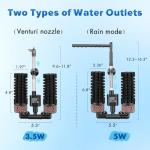 Hygger Quiet Electric Aquarium Sponge Filter with Media Balls