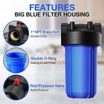 SimPure Whole House Water Filter Housing 10" x 4.5