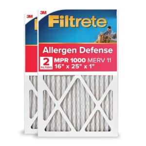 Filtrete 16x25x1 Air Filter MERV 11, 2-Pack