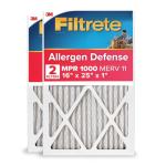Filtrete 16x25x1 Air Filter MERV 11, 2-Pack