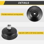 15-Piece Universal Oil Filter Wrench Set