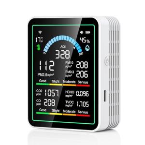 Smart Indoor Air Quality Monitor - 10 in 1