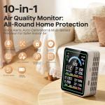 Smart Indoor Air Quality Monitor - 10 in 1