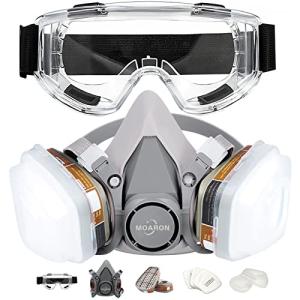 Reusable Half Face Respirator for Safe Painting & Welding