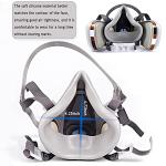 Reusable Half Face Respirator for Safe Painting & Welding