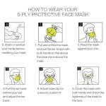 KN95 Face Masks - 5 Pack, Comfortable Fit, Black