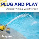 Acquaer 1 HP Manual Utility Water Pump