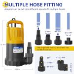 Acquaer 1 HP Manual Utility Water Pump