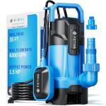 Upgraded 6300 GPH Submersible Water Pump