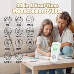 11-in-1 Portable Indoor Air Quality Monitor