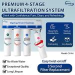 iSpring CU-A4 Ultra-Filtration Under Sink Water Filter