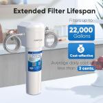 PUREPLUS Under Sink Water Filter System, 22000 Gallons