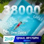 AQUASTRONG 20" Sand Filter Pump with Timer