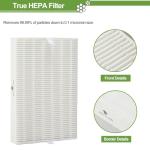6 Pack HEPA Filter Replacement for Honeywell HPA300