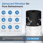 PUREPLUS Under Sink Water Filter System, 22000 Gallons