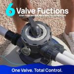 AQUASTRONG 20" Sand Filter Pump with Timer