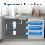 PUREPLUS Under Sink Water Filter System, 22000 Gallons