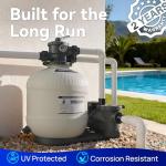 AQUASTRONG 20" Sand Filter Pump with Timer