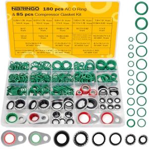 NBRINGO 265 Pcs A/C O Ring Seal Kit