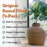 Pet Odor Control Carbon Filters, 4 Pack