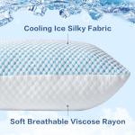 EASELAND Cooling Shredded Memory Foam Pillows - 2 Pack