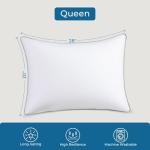 Luxury Set of 2 Hypoallergenic Hotel-Quality Pillows