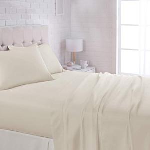 Beige Microfiber King Size Bedding Set