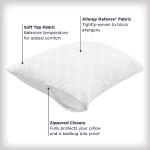 King Aller-Ease Ultimate Pillow Protector in White