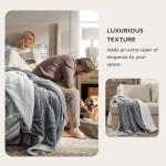 Bedsure GentleSoft Sherpa Fleece Throw Blanket