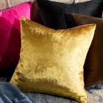 Gold Velvet Cushion Covers 18x18 - Set of 2
