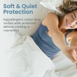 Waterproof Queen Mattress Protector with Stretch Fit