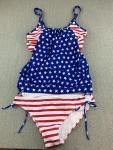 Stars and Stripes 2-Pc Tankini Swimsuit for Women