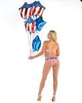 Women’s USA Flag Bikini Set for Summer Fun