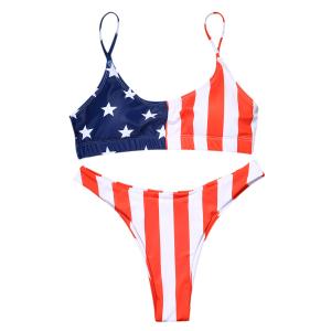 Women’s American Flag Bikini for 4th of July