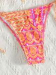 Hot Pink Halter Bikini Set for Women