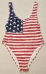 Patriotic 4th of July Scoop Back Swimsuit