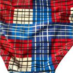 Ocean Pacific Red White Blue Triangle Bikini Tops