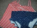 OshKosh Girls Stars and Stripes Tankini Swimsuit
