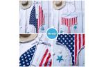Womens American Flag One Piece 4th of July Swimsuit