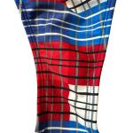 Ocean Pacific Red White Blue Triangle Bikini Tops