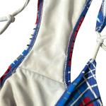 Ocean Pacific Red White Blue Triangle Bikini Tops