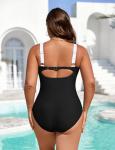Plus Size Tummy Control One Piece Swimsuit