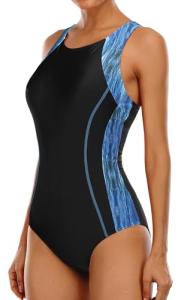 Beautyin Women's One Piece Athletic Competition Swimsuit